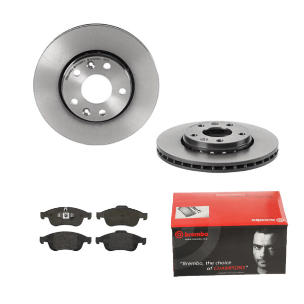 BREMBO Bremsesæt, skivebremser ijdtiddcg4 foraksel indvendig ventileret 280mm 24mm for RENAULT DACIA NISSAN