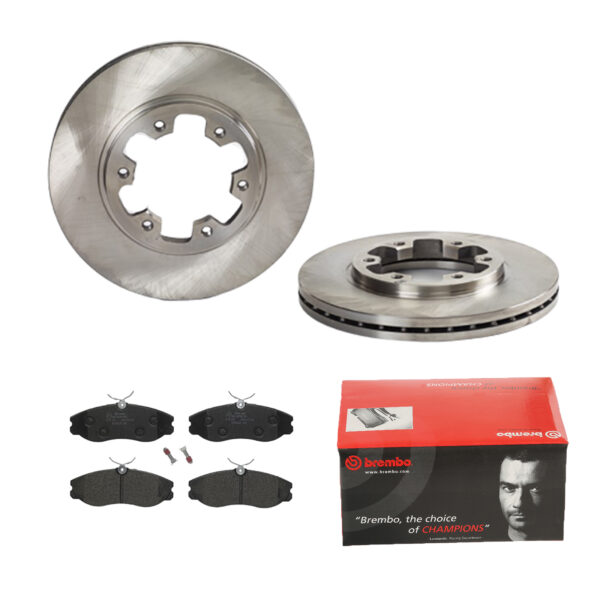 BREMBO Bremsesæt, skivebremser ijdtiddm56 foraksel indvendig ventileret 277mm 26mm for FORD NISSAN