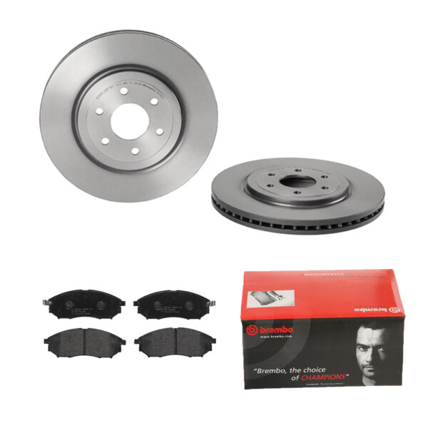 BREMBO Bremsesæt, skivebremser ijdtiddmy5 foraksel indvendig ventileret 320mm 28mm for NISSAN INFINITI MITSUBISHI RENAULT