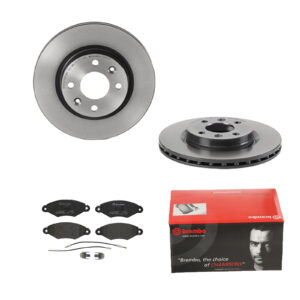 BREMBO Bremsesæt, skivebremser ijdtiddp45 foraksel indvendig ventileret 259mm 20mm for RENAULT NISSAN DACIA