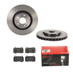 BREMBO Bremsesæt, skivebremser ijdtiddpc1 foraksel indvendig ventileret 324mm 30mm for HONDA NISSAN