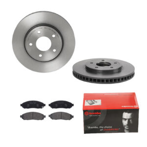 BREMBO Bremsesæt, skivebremser ijdtiddpk7 foraksel indvendig ventileret 283mm 28mm for GENERAL MOTORS NISSAN