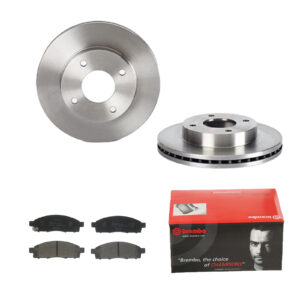 BREMBO Bremsesæt, skivebremser ijdtiddq85 foraksel indvendig ventileret 257mm 26mm for NISSAN (ZHENGZHOU) NISSAN MITSUBISHI