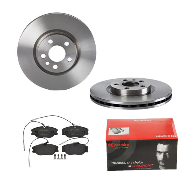 BREMBO Bremsesæt, skivebremser ijdtiddwf3 foraksel indvendig ventileret 281mm 26mm for CITROËN FIAT LANCIA ALFA ROMEO PEUGEOT