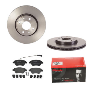 BREMBO Bremsesæt, skivebremser ijdtiddwt5 foraksel indvendig ventileret 257mm 22mm for PEUGEOT CITROËN FIAT ALFA ROMEO