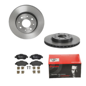 BREMBO Bremsesæt, skivebremser ijdtiddy87 foraksel indvendig ventileret 240mm 20mm for FORD FIAT