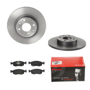 BREMBO Bremsesæt, skivebremser ijdtiddyn9 foraksel fuld 257mm 12mm for FIAT LANCIA ALFA ROMEO