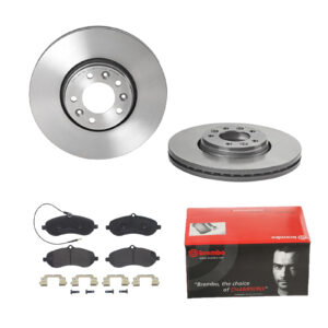 BREMBO Bremsesæt, skivebremser ijdtide1u5 foraksel indvendig ventileret 304mm 28mm for PEUGEOT CITROËN FIAT TOYOTA