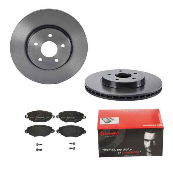 BREMBO Bremsesæt, skivebremser ijdtidec21 foraksel indvendig ventileret 300mm 24mm for FORD JAGUAR