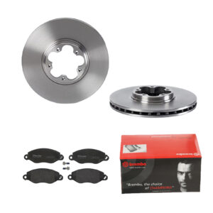 BREMBO Bremsesæt, skivebremser ijdtidek03 foraksel indvendig ventileret 276mm 24mm for FORD