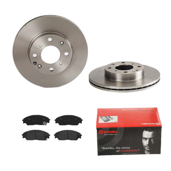 BREMBO Bremsesæt, skivebremser ijdtidelt7 foraksel indvendig ventileret 242mm 19mm for HONDA ACURA NISSAN