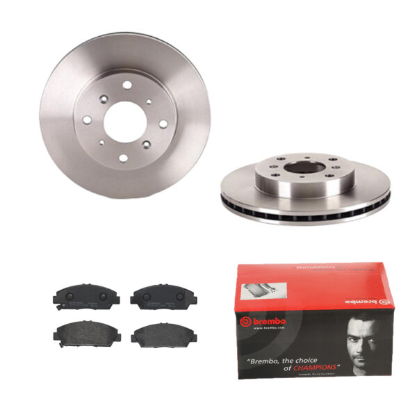 BREMBO Bremsesæt, skivebremser ijdtiden55 foraksel indvendig ventileret 260mm 23mm for HONDA ROVER NISSAN