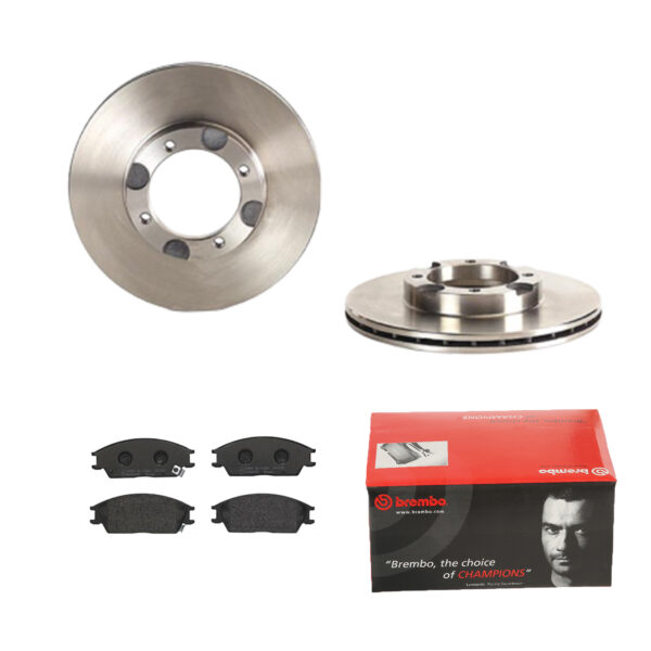 BREMBO Bremsesæt, skivebremser ijdtider59 foraksel indvendig ventileret 242mm 19mm for HYUNDAI HONDA