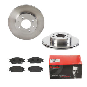 BREMBO Bremsesæt, skivebremser ijdtidetn9 foraksel indvendig ventileret 241mm 19mm for HYUNDAI HONDA