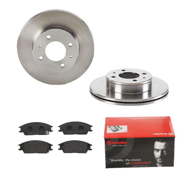 BREMBO Bremsesæt, skivebremser ijdtidetn9 foraksel indvendig ventileret 241mm 19mm for HYUNDAI HONDA