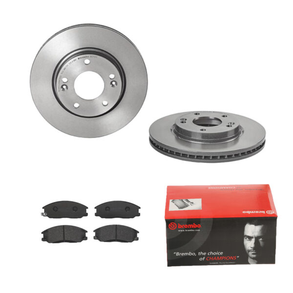 BREMBO Bremsesæt, skivebremser ijdtidevt7 foraksel indvendig ventileret 276mm 26mm for SSANGYONG HYUNDAI JAC KIA