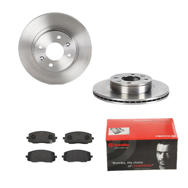 BREMBO Bremsesæt, skivebremser ijdtidf270 foraksel indvendig ventileret 252mm 18mm for HYUNDAI KIA NAZA