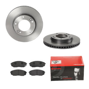 BREMBO Bremsesæt, skivebremser ijdtidf376 foraksel indvendig ventileret 302mm 28mm for KIA