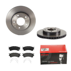 BREMBO Bremsesæt, skivebremser ijdtidfa12 foraksel indvendig ventileret 258mm 24mm for FORD FORD USA MAZDA MITSUBISHI HAIMA (FAW) NISSAN