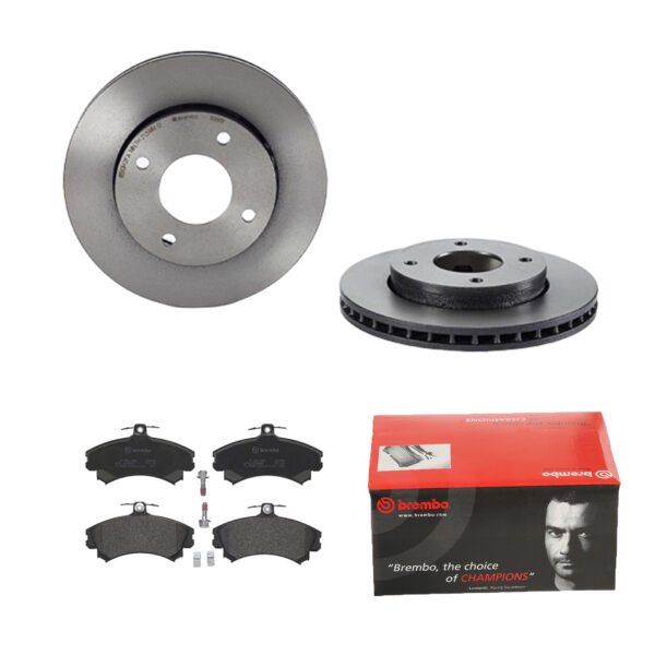 BREMBO Bremsesæt, skivebremser ijdtidfd10 foraksel indvendig ventileret 256mm 24mm for BAIC MITSUBISHI SMART