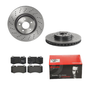 BREMBO Bremsesæt, skivebremser ijdtidfgd0 foraksel perforeret/ventileret 330mm 32mm for MERCEDES-BENZ