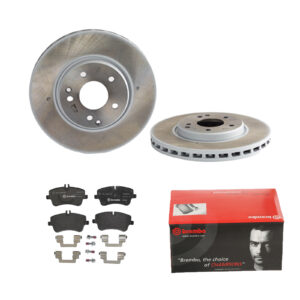 BREMBO Bremsesæt, skivebremser ijdtidfhv4 foraksel indvendig ventileret 300mm 28mm for MERCEDES-BENZ