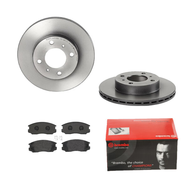 BREMBO Bremsesæt, skivebremser ijdtidfq74 foraksel indvendig ventileret 236mm 18mm for DAIHATSU PROTON MITSUBISHI PERODUA TOYOTA NISSAN EAGLE CHRYSLER