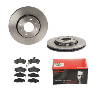BREMBO Bremsesæt, skivebremser ijdtidfqv8 foraksel indvendig ventileret 281mm 24mm for VOLVO MITSUBISHI PROTON