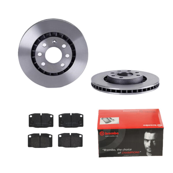 BREMBO Bremsesæt, skivebremser ijdtidfu12 foraksel indvendig ventileret 256mm 24mm for OPEL PONTIAC VAUXHALL