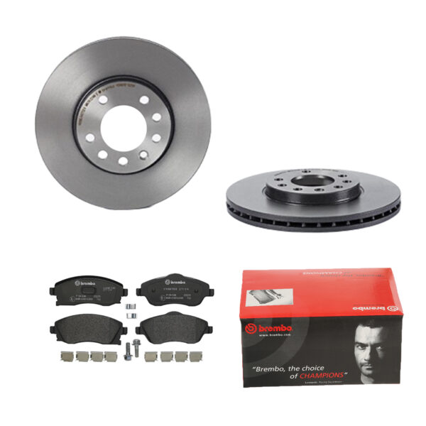 BREMBO Bremsesæt, skivebremser ijdtidfx76 foraksel indvendig ventileret 280mm 25mm for OPEL VAUXHALL GENERAL MOTORS