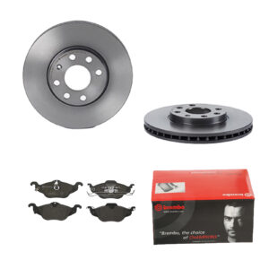 BREMBO Bremsesæt, skivebremser ijdtidg074 foraksel indvendig ventileret 256mm 24mm for OPEL VAUXHALL
