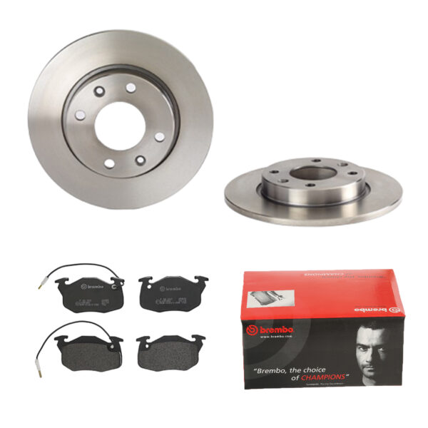 BREMBO Bremsesæt, skivebremser ijdtidg6p8 foraksel fuld 247mm 10mm for CITROËN PEUGEOT RENAULT