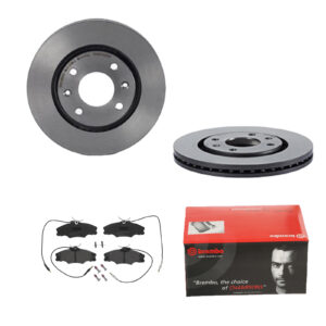 BREMBO Bremsesæt, skivebremser ijdtidg978 foraksel indvendig ventileret 260mm 24mm for CITROËN PEUGEOT