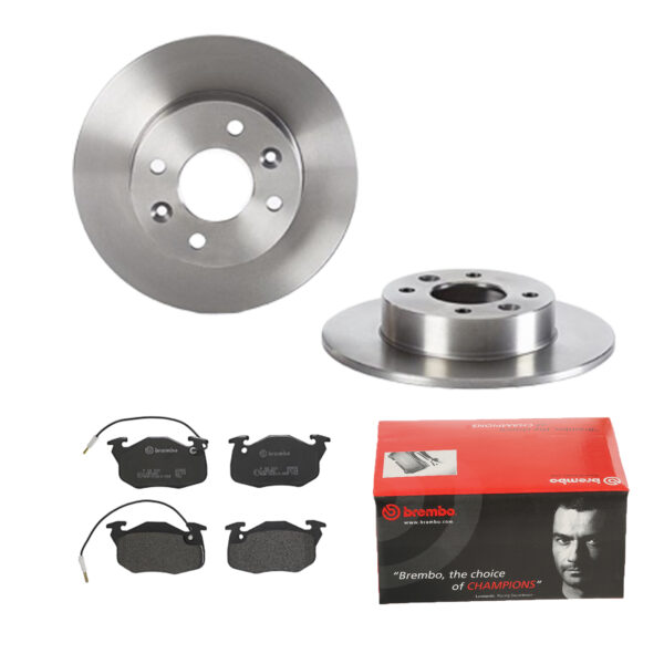 BREMBO Bremsesæt, skivebremser ijdtidgf18 foraksel fuld 238mm 8mm for CITROËN PEUGEOT RENAULT