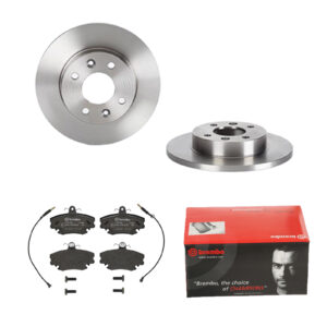 BREMBO Bremsesæt, skivebremser ijdtidgjp6 foraksel fuld 238mm 12mm for PEUGEOT CITROËN DACIA RENAULT ALPINE LIFAN