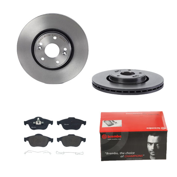 BREMBO Bremsesæt, skivebremser ijdtidgjv2 foraksel indvendig ventileret 300mm 26mm for RENAULT