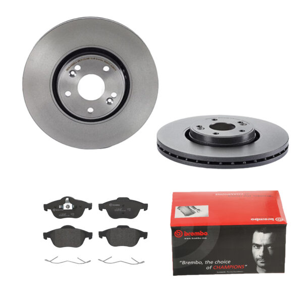 BREMBO Bremsesæt, skivebremser ijdtidgk74 foraksel indvendig ventileret 308mm 28mm for RENAULT