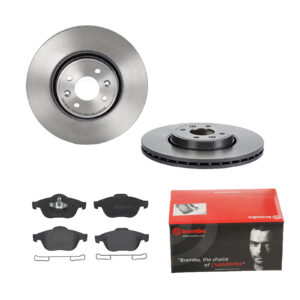 BREMBO Bremsesæt, skivebremser ijdtidgkv8 foraksel indvendig ventileret 300mm 24mm for RENAULT DONGFENG
