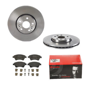 BREMBO Bremsesæt, skivebremser ijdtidgld6 foraksel indvendig ventileret 300mm 24mm for RENAULT