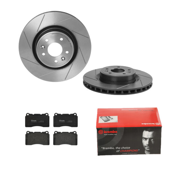 BREMBO Bremsesæt, skivebremser ijdtidglv4 foraksel lukket 340mm 28mm for VOLVO RENAULT