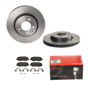 BREMBO Bremsesæt, skivebremser ijdtidgmp4 foraksel indvendig ventileret 317mm 30mm for LAND ROVER