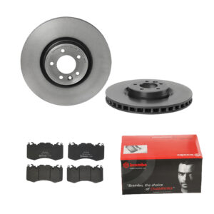 BREMBO Bremsesæt, skivebremser ijdtidgod4 foraksel indvendig ventileret 380mm 34mm for LAND ROVER