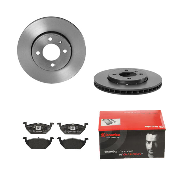 BREMBO Bremsesæt, skivebremser ijdtidgsv6 foraksel indvendig ventileret 256mm 22mm for VW (FAW) AUDI VW SKODA SEAT VW (SVW) BRILLIANCE