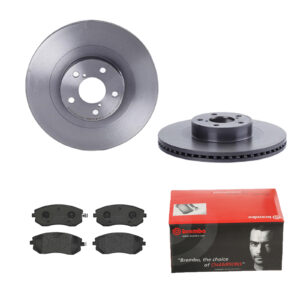 BREMBO Bremsesæt, skivebremser ijdtidgyv2 foraksel indvendig ventileret 293mm 24mm for SAAB SUBARU TOYOTA