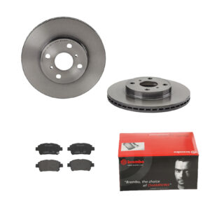 BREMBO Bremsesæt, skivebremser ijdtidh014 foraksel indvendig ventileret 255mm 20mm for TOYOTA BYD DONGFENG TOYOTA (FAW)