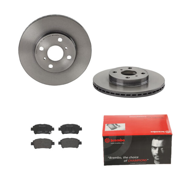 BREMBO Bremsesæt, skivebremser ijdtidh014 foraksel indvendig ventileret 255mm 20mm for TOYOTA BYD DONGFENG TOYOTA (FAW)