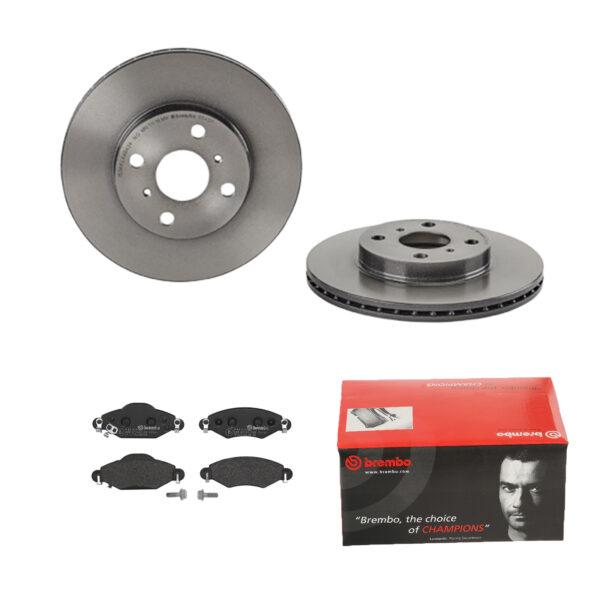 BREMBO Bremsesæt, skivebremser ijdtidh0j2 foraksel indvendig ventileret 255mm 20mm for TOYOTA TOYOTA (FAW)