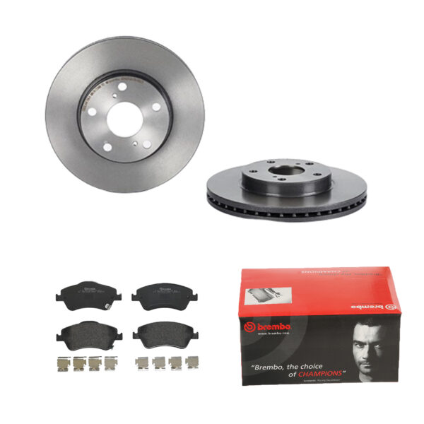 BREMBO Bremsesæt, skivebremser ijdtidhc16 foraksel indvendig ventileret 273mm 26mm for TOYOTA