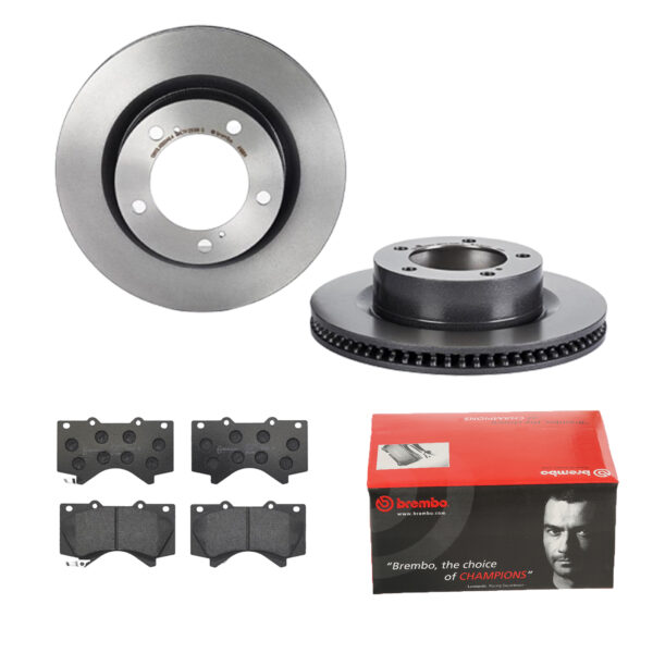 BREMBO Bremsesæt, skivebremser ijdtidhd12 foraksel indvendig ventileret 340mm 32mm for TOYOTA LEXUS