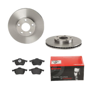 BREMBO Bremsesæt, skivebremser ijdtidhev8 foraksel indvendig ventileret 282mm 25mm for AUDI SEAT SKODA VW
